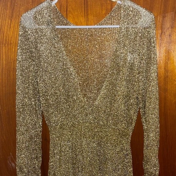 Other - NWOT Metallic Swimsuit Coverup